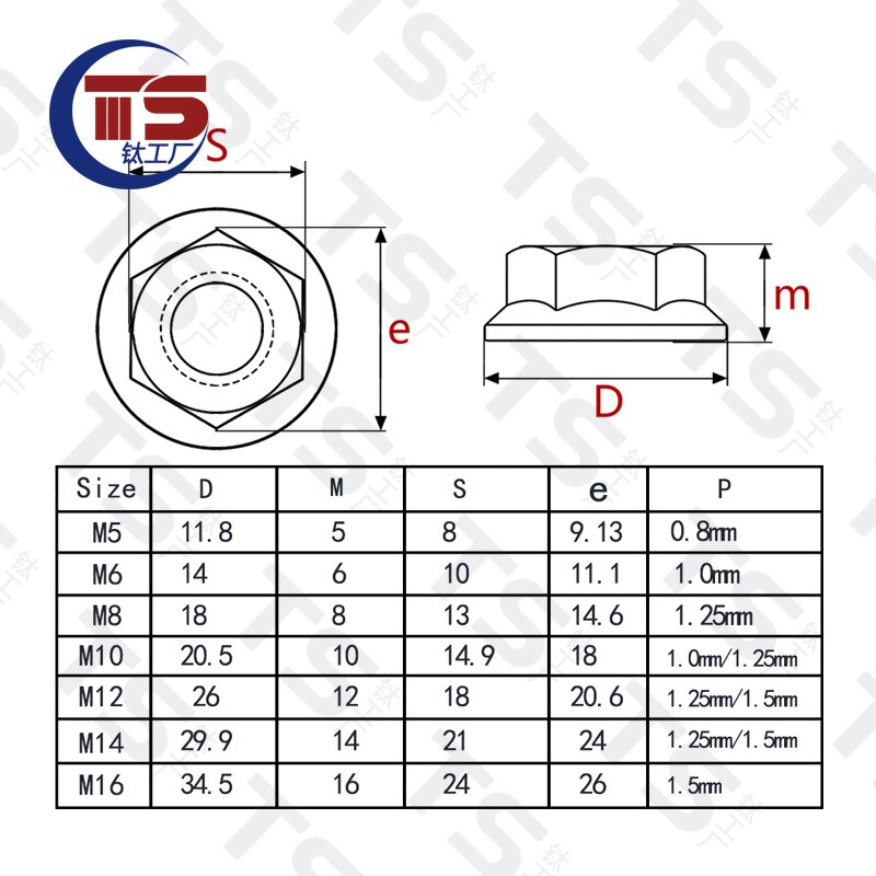 Ts Titanium Bolt M8X15/20/25/30/35/40/45/50/55/60Mm Torx Ti Schroef Voor Motor V Brake Vorken Onderdelen Titanium Bevesti (1Pc)
