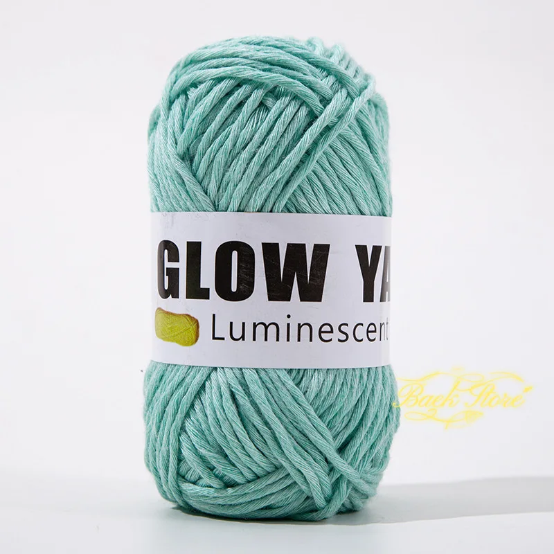 Luminous Thread Fluorescent Thread Emitting Light Hand Woven Crochet Hooks DIY Doll Accessories Handicrafts Spot