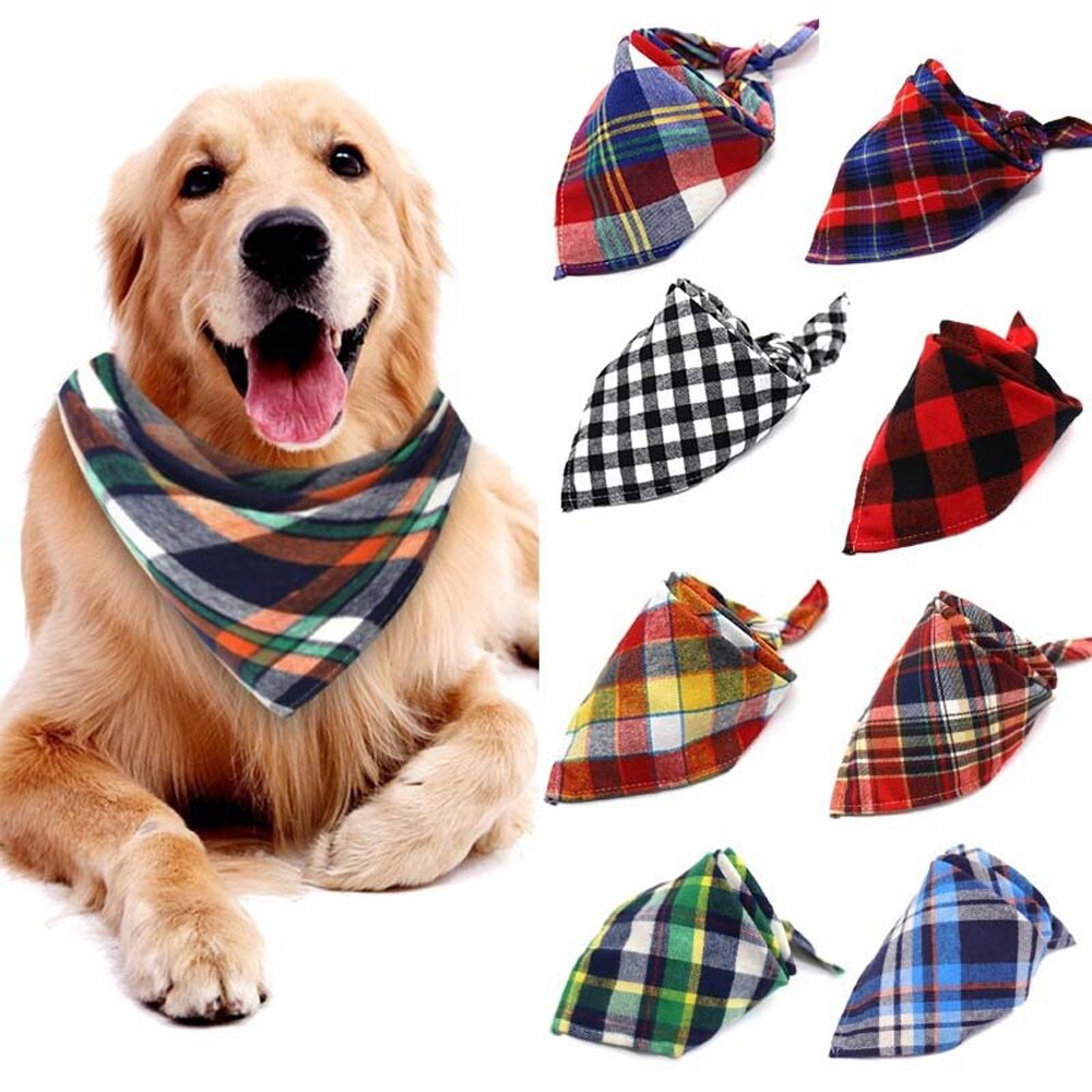 Dog Bandana Christmas Dog Collar Scarf Bib Grooming Accessories Triangular Collars Christmas for Pet Dog Col