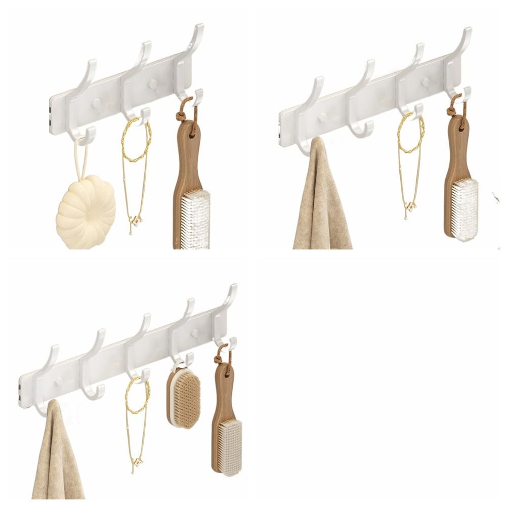 Sterke Dragende Kleding Jas Haken Zware Wandrek Handdoek Haken Huis Koolstofstaal Muur Gemonteerde Deur Hanger Badkamer