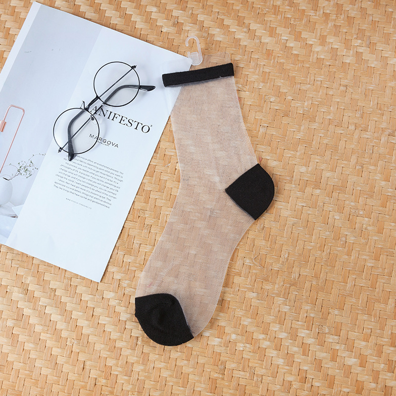 sexy Spitze Gittergewebe Fischnetz Socken Gemischte Faser Transparente strecken Elastizität Knöchel Netz Garn Dünne Frauen Coole Socken 1 paar = 2 stücke ws187