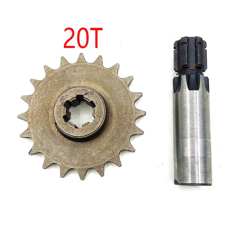 T8F Clutch Drum Gear Box Sprocket Axle fit 33cc 43cc 49cc Engine 11 14 17 20 tooth Gear Box for Scooter Mini bike