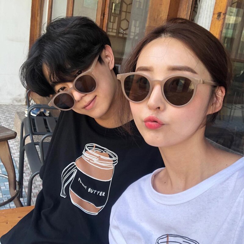 Damer solbriller kvinder mænd kører vintage runde solbriller polariserede klassisk retro kvindelig koreansk stil uv beskyttelse briller