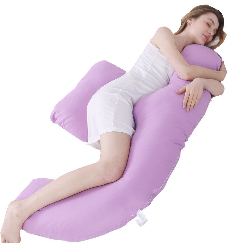 H form gravide kvinder sovepude multifunktionel side søvn beskyttende pude barsel hjemmepude