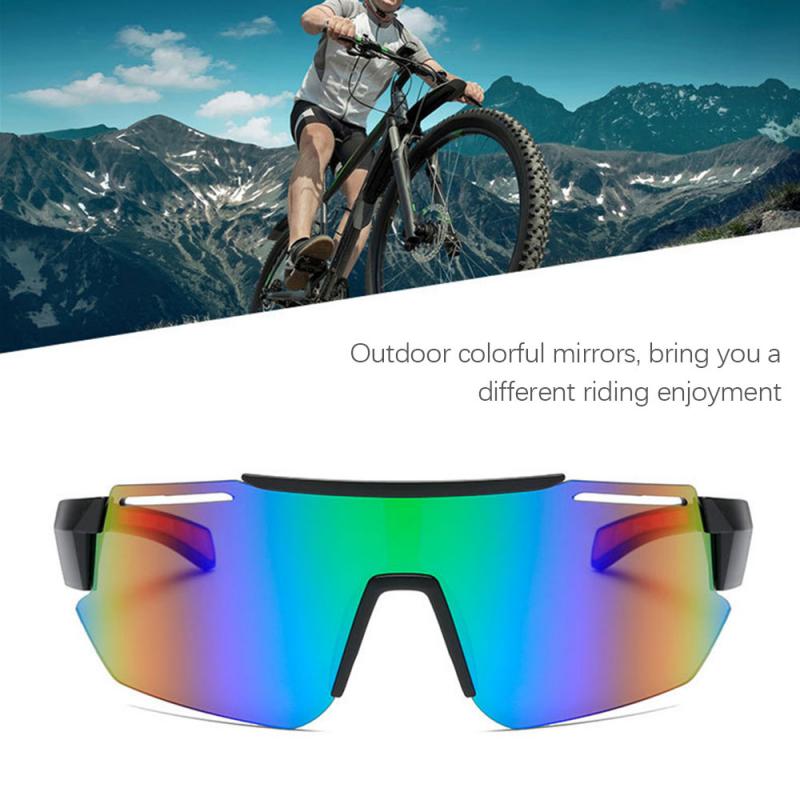 Oversized Glasses Face Shield Polarized Mirror Lens Mens Fishing Cycling Baseball Sport Wrap Sunglasses US sunglasses