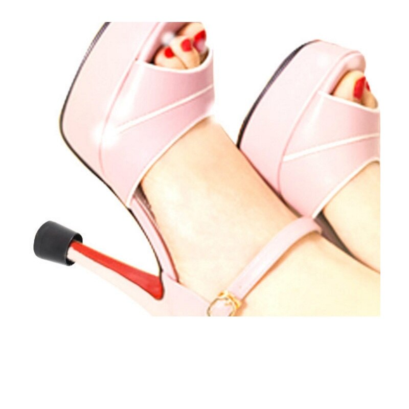 10 par (xs sml xl) høje stilethælede højhælede beskyttere hælstoppere sko overtræk kasketter til græsplæne bryllupsfest