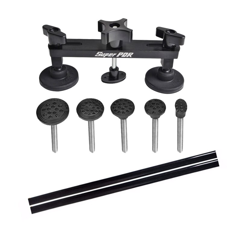 PDR Gereedschap Auto Deuk Reparatie Auto Reparatie Tool Auto Body Repair Kit Dent Puller Kit Trekken Brug Bijgewerkt: SMT-741-RU