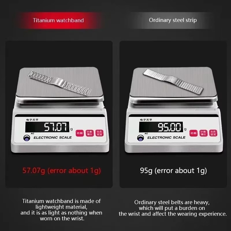 Horlogebandje van titanium voor oneplus watch 2, zakelijke armband, polsbandje met 22mm ultieme schakelarmband voor oppo watch x band