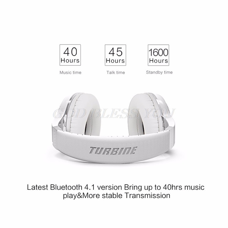 Bluedio Hurricane H Bluetooth 4.1 Wireless Stereo Headphones Headset Comfortable Wearing