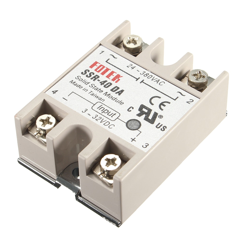 Digital 220V PID REX-C100 Temperature Controller + max.40A SSR + K Thermocouple, PID Controller Set + Heat Sink