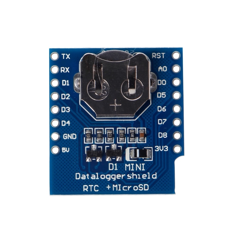Micro SD Wemos D1 Mini Data Logger Shield+RTC DS1307 Clock For Raspberry 77UB