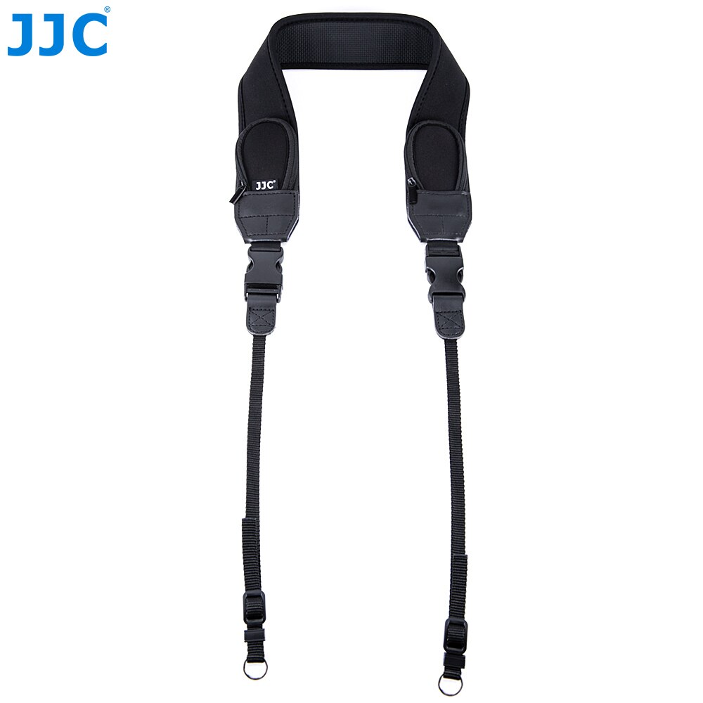 Jjc Quick-Release Neck Strap Met Pouch Dslr Brede Schouderbanden Camera Neck Riem Voor Canon Nikon Sony Pentax fujifilm Sigma