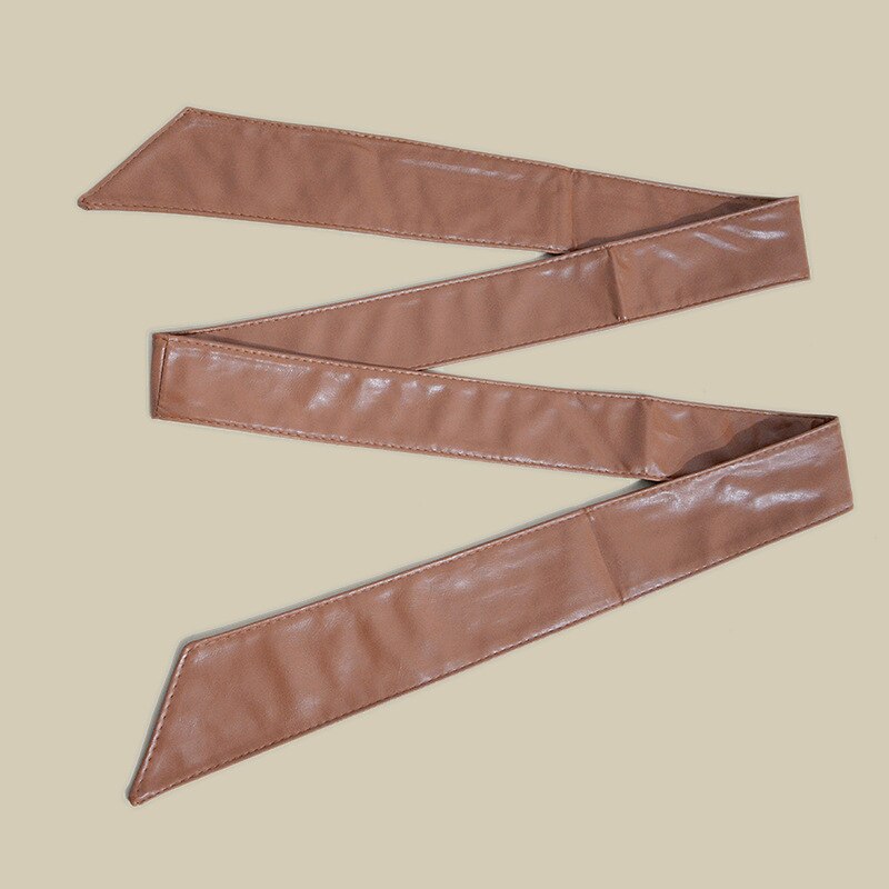 Ceinture en Pu avec nœud papillon pour femmes et hommes, large, Unique, noire, rouge, pour robe, de Jeans, , ,