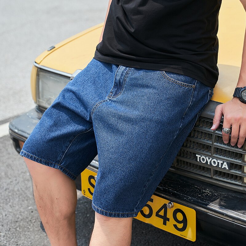 Shorts en jean surdimensionnés pour hommes, shorts en denim amples pour hommes, nouveaux pantalons d'été, 44, 46, 48
