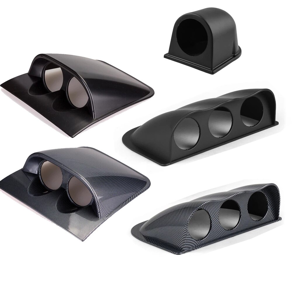 52mm uniwersalny wskaźnik kubek uchwyt samochodowy Gauge Pod plastikowy pojedynczy podwójny 3 plastikowy uchwyt Gauge Auto miernik samochodowy Pod Dash Pod