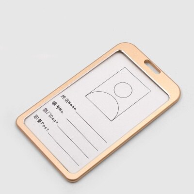 Student Card Holder Id Card Holder for Bank Cards Aluminum Pass Case School Office Nurse Supplies: NO.3