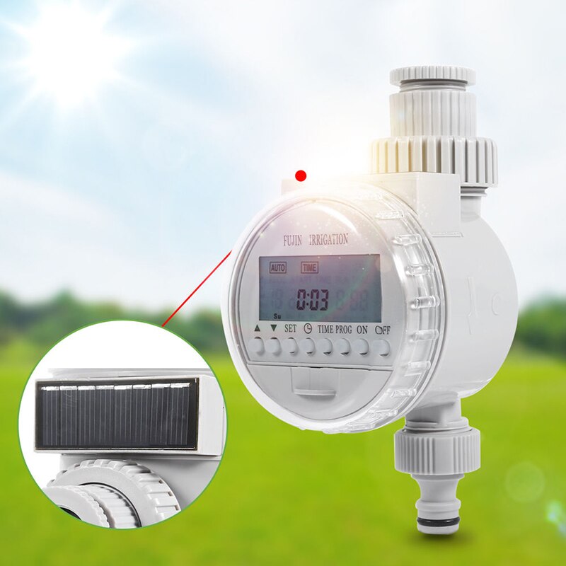 Solar Tuin Watering Timer Digitale Lcd Automatische Watering Timer Waterbesparende Irrigatie Controller Bevloeiing