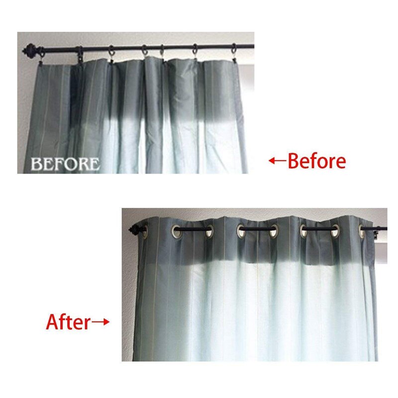 50 Pack Curtain Grommet, Inner Diameter 4m Curtain Eyelet Rings Nanoscale Low Noise Roman Ring (Silver)