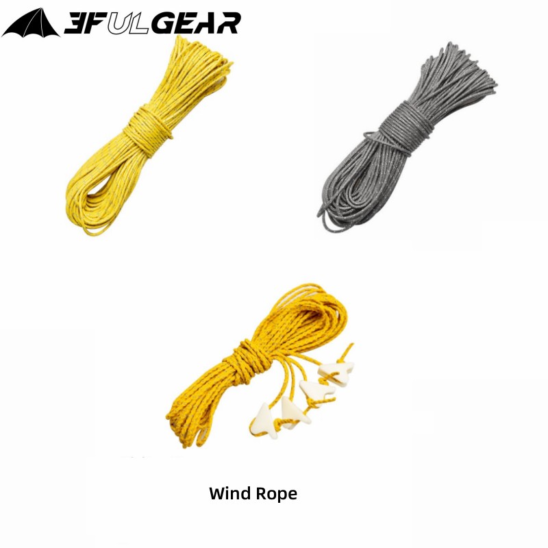 3F UL GEAR Outdoor 2/1.5MM 20 Meter Dyneema Reflecterend Touw Camping Tent Nylon UHMWPE Windtouw