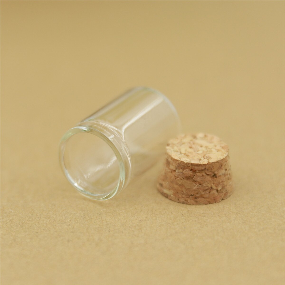 100pcs/lot 22*30mm 5ml Mini Glass Bottle Test Tube Cork Stopper Spice Bottles Container Small DIY Jars Vial Tiny Bottles glass