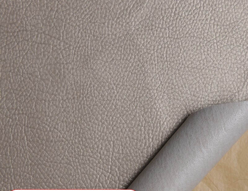50x138cm Large Leather Patch Self Adhesive Stick Free Iron Sofa Car Seat Restoration Refurbished Leather Fabric Sticker Patch: pearl silver