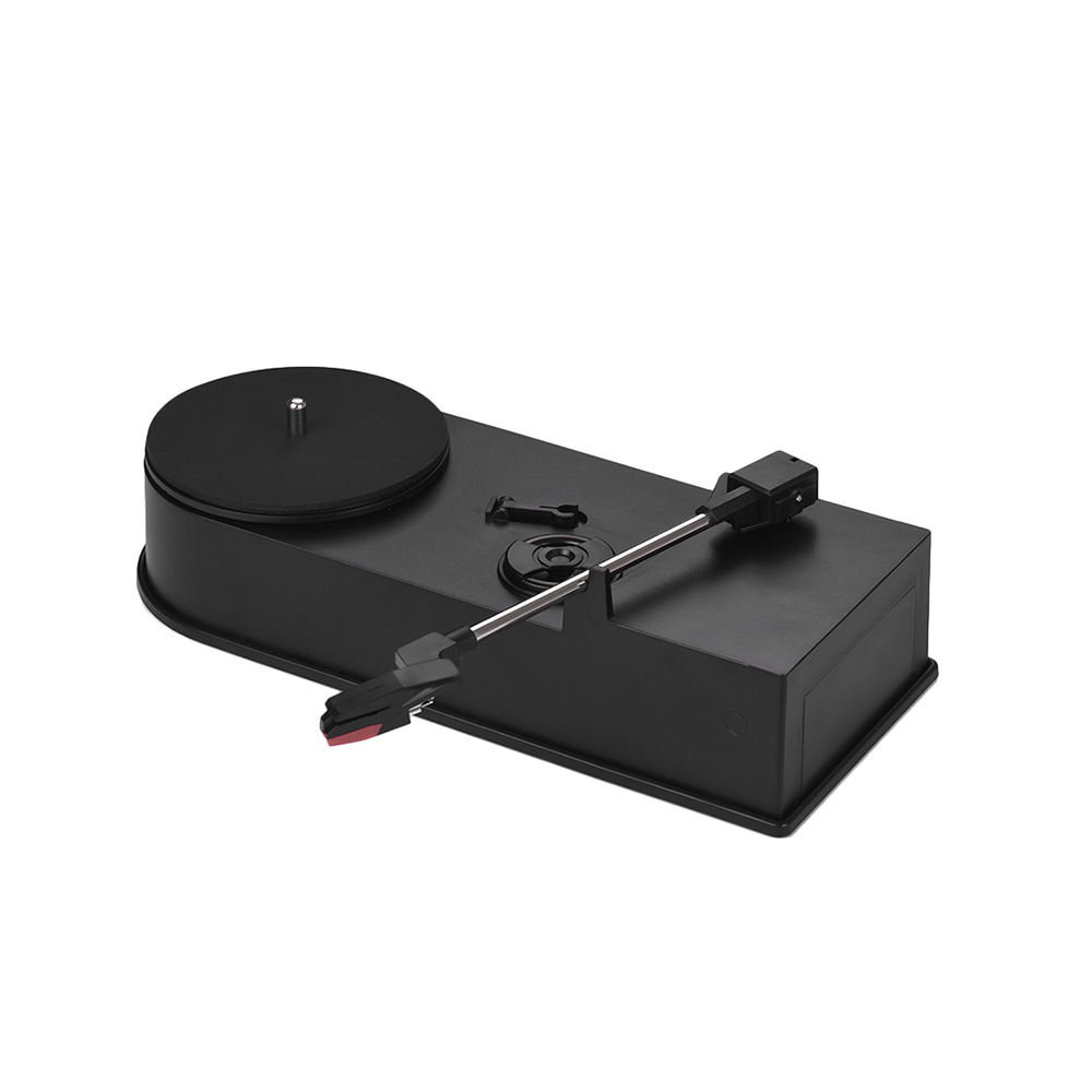 Mini USB Stereo Turntable Vinyl Record Player 2-Speed(33/45 RPM) MP3/ WAV Converter Function with RCA Outputs