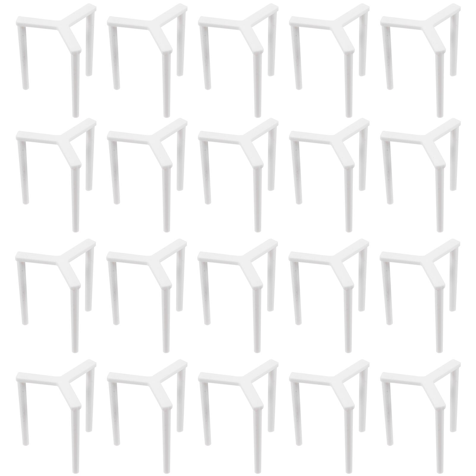 100Pcs Pizza Saver Stands Fixing Rack Pizza Holder Plastic Tripod Stack