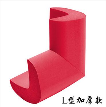 2M Rand Ecke Protector für Möbel Gummi Baby Schutz Kissen Wache Streifen Weichmacher Stoßstange Baby Sicherheit Schreibtisch Tisch: 4 PC Red
