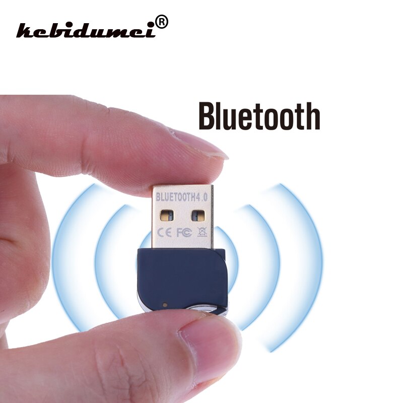 Kebidumei Usb Bluetooth Adapter V4.0 Dual Mode Draadloze Bluetooth Dongles Muziek Sound Receiver Adaptador Bluetooth Zender