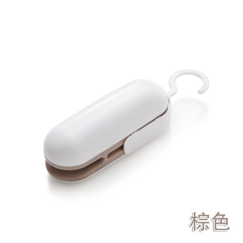 Portable mini plastic packaging machine, snack plastic bag, food preservation and sealing artifact