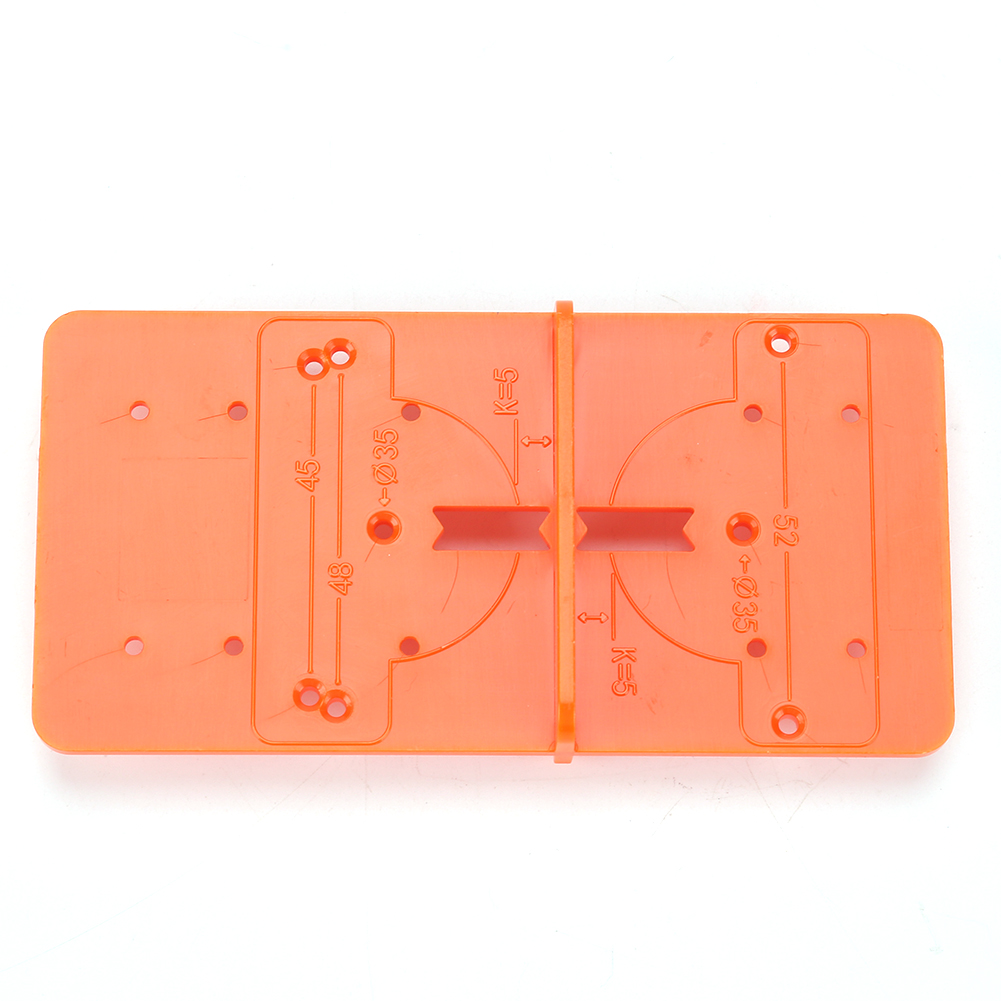 35/40mm Hole Drilling Guide Positioner ABS Hinge Jig Hole Opener Door Cabinet DIY Template Woodworking Household Hand Tool Sets
