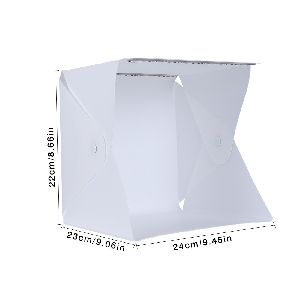 Photo Softbox Portable Foldable Mini Lightbox Photography LED Mini Tent Photo Shooting Prop