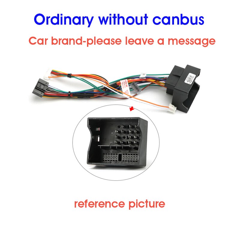 Amplificador de radio para coche Canbus, adecuado para varios cables de Toyota, Honda, Volkswagen, Kia, Nissan, Hyundai, etc.: Without canbus
