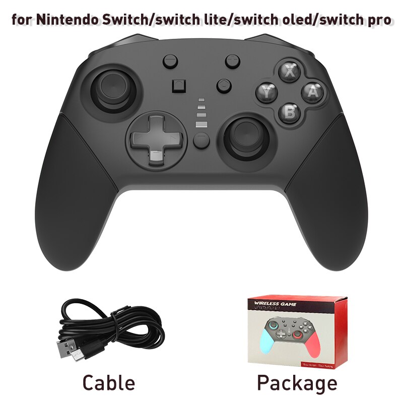 Compatibile con Controller Wireless DATA FROG-Gamepad compatibile con Bluetooth multifunzione Nintendo Switch per Switch Pro/Lite: Black With package