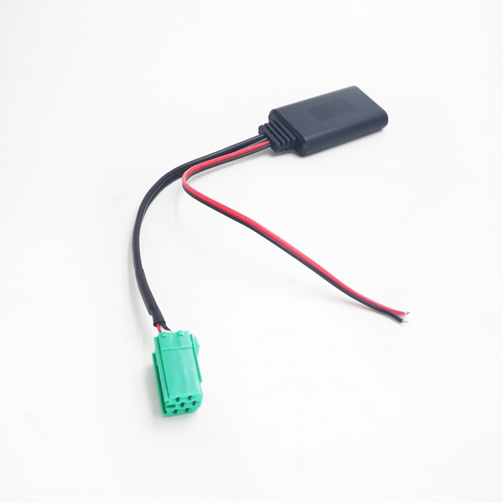 Biurlink Updatelist Fabriek Radio MINI ISO 6Pin Bluetooth Aux-ingang Adapter AUX Kabel voor Renault