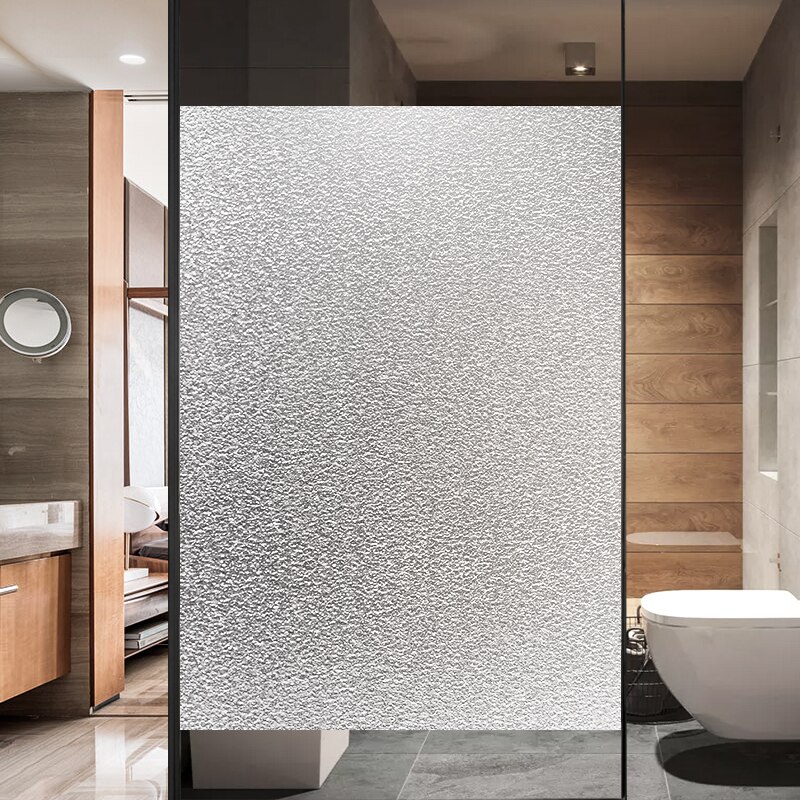 Electrostatic Frosted Glass Film Sticker Bathroom Toilet Window Sticker Translucent Opaque Anti-lighting Household