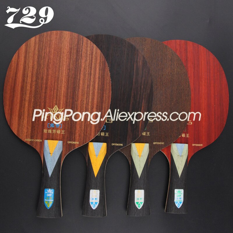 Amistad 729 rey ébano KLC hoja de tenis de mesa 729 palisandro ALC raqueta ébano Ping Pong Bat / Paddle