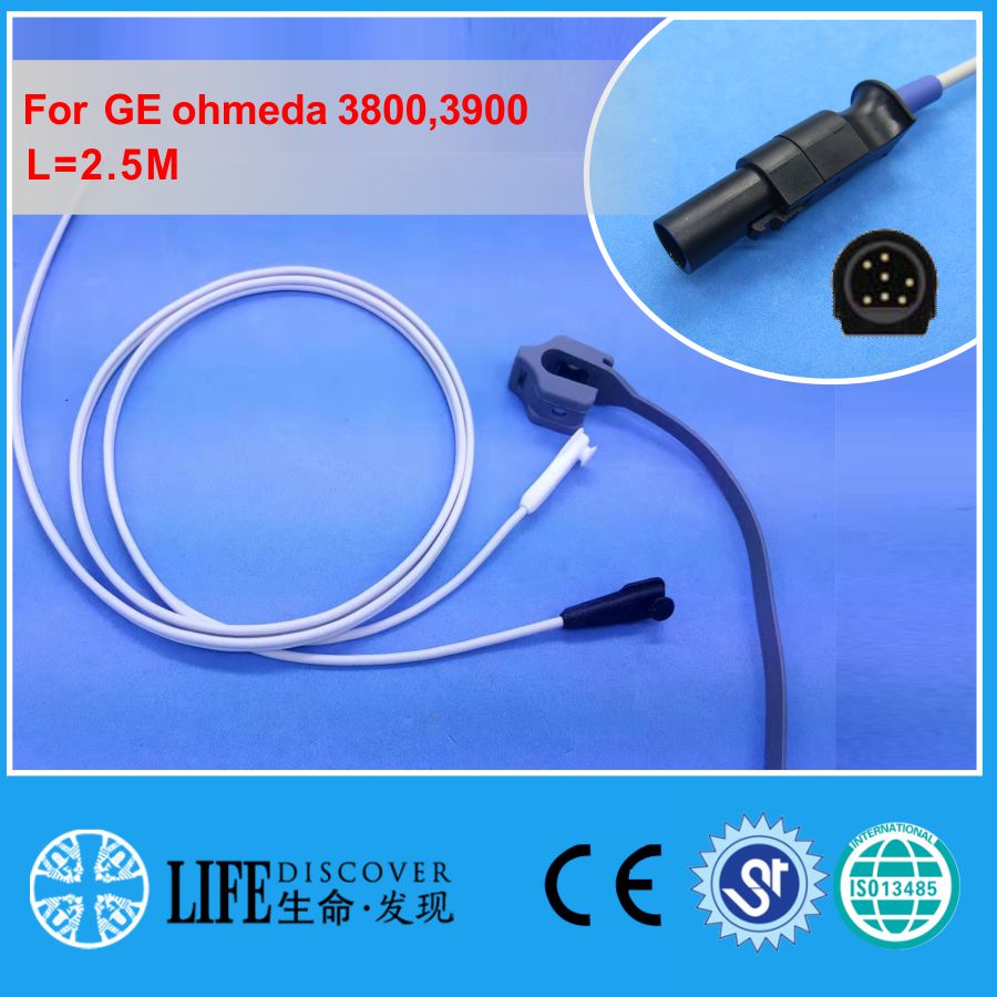 Lange kabel awt volwassen vingerclip spo 2 sensor voor ge ohmeda 3800,3900: Y-model-b