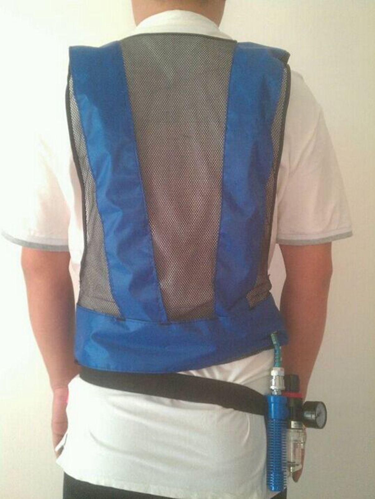 Vortex Tube Air Conditioner Waistcoat Compressed Cooling Vest Welding Steel