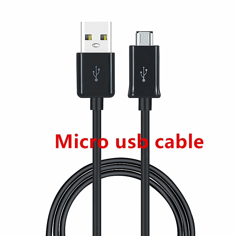 15W Schnelle Ladegerät Für Samsung S20 S10 S9 Plus Ladung Energie Kabel Reisen Adapter Typ C Kabel Für Galaxis a51 A71 A30 A40 A50 A70: nur Mikro USB Kabel