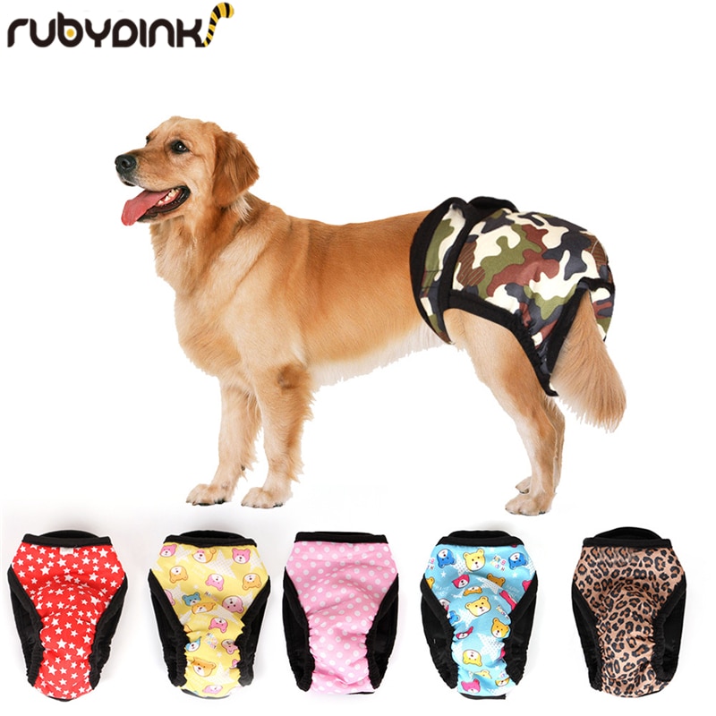 Hond Fysiologische Broek S-XXL Luier Sanitaire Wasbare Vrouwelijke Hond Shorts Slipje Menstruatie Ondergoed Slips Jumpsuit Voor Hond