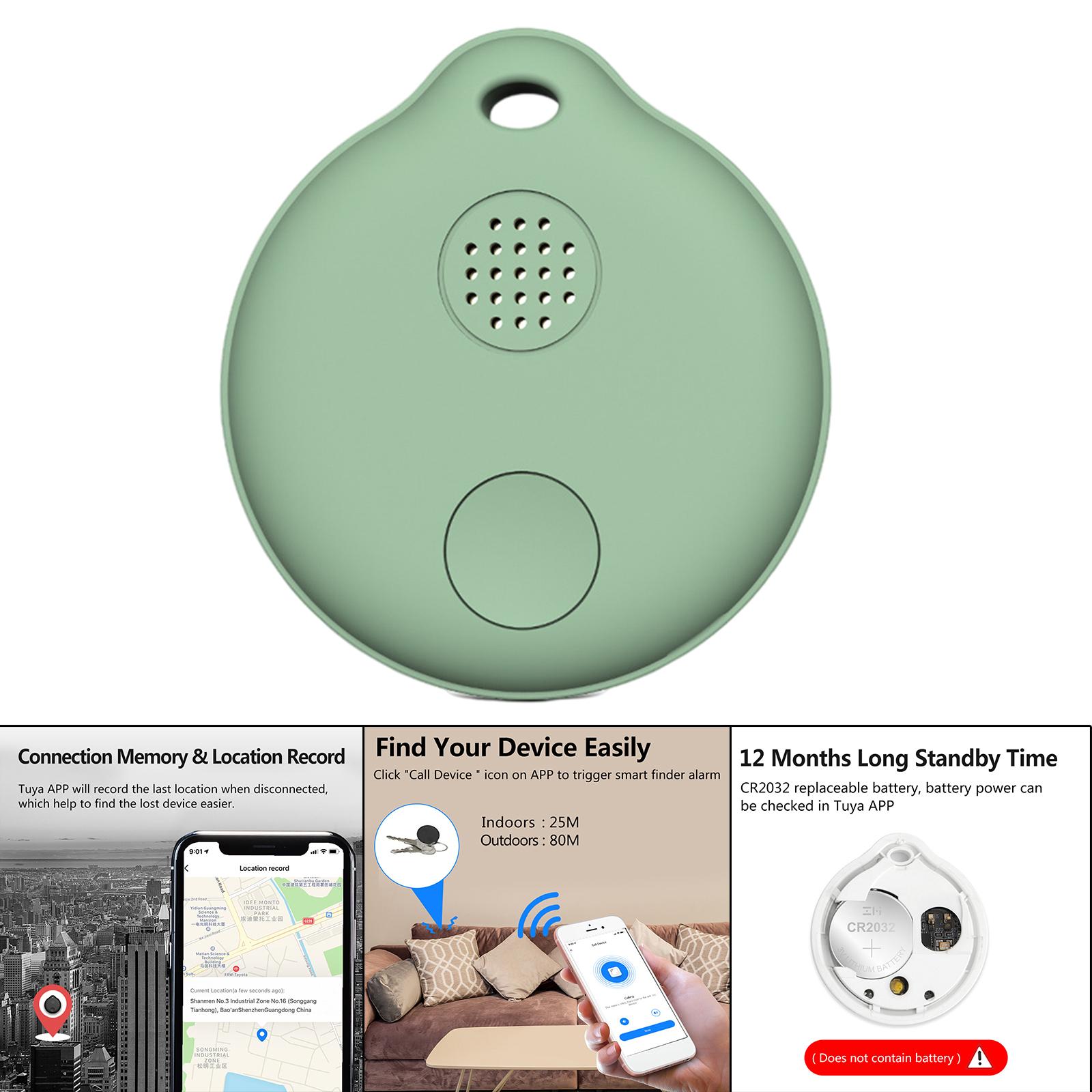 Bluetooth Tracker Anti Lost with Magnetic GPS Locators for Keys Wallets Child Spouses: Green