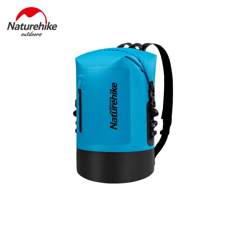 Naturehike udendørs vandtæt taske ultralet camping vandtæt rygsæk drivende svømning tør taske sac etanche: 20l blå