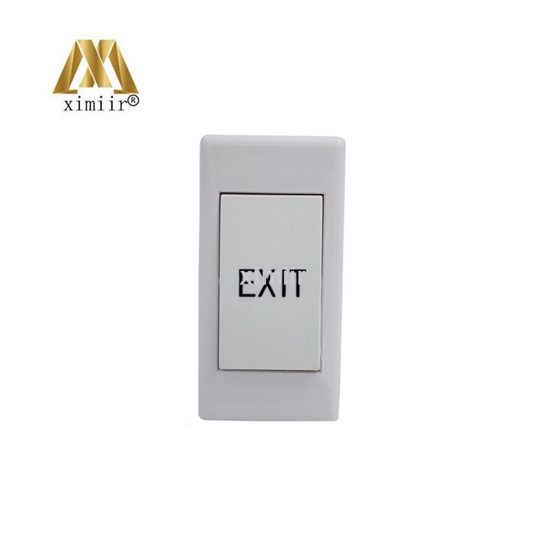 Mini push button E19 plastic exit button push swith for single door access control system