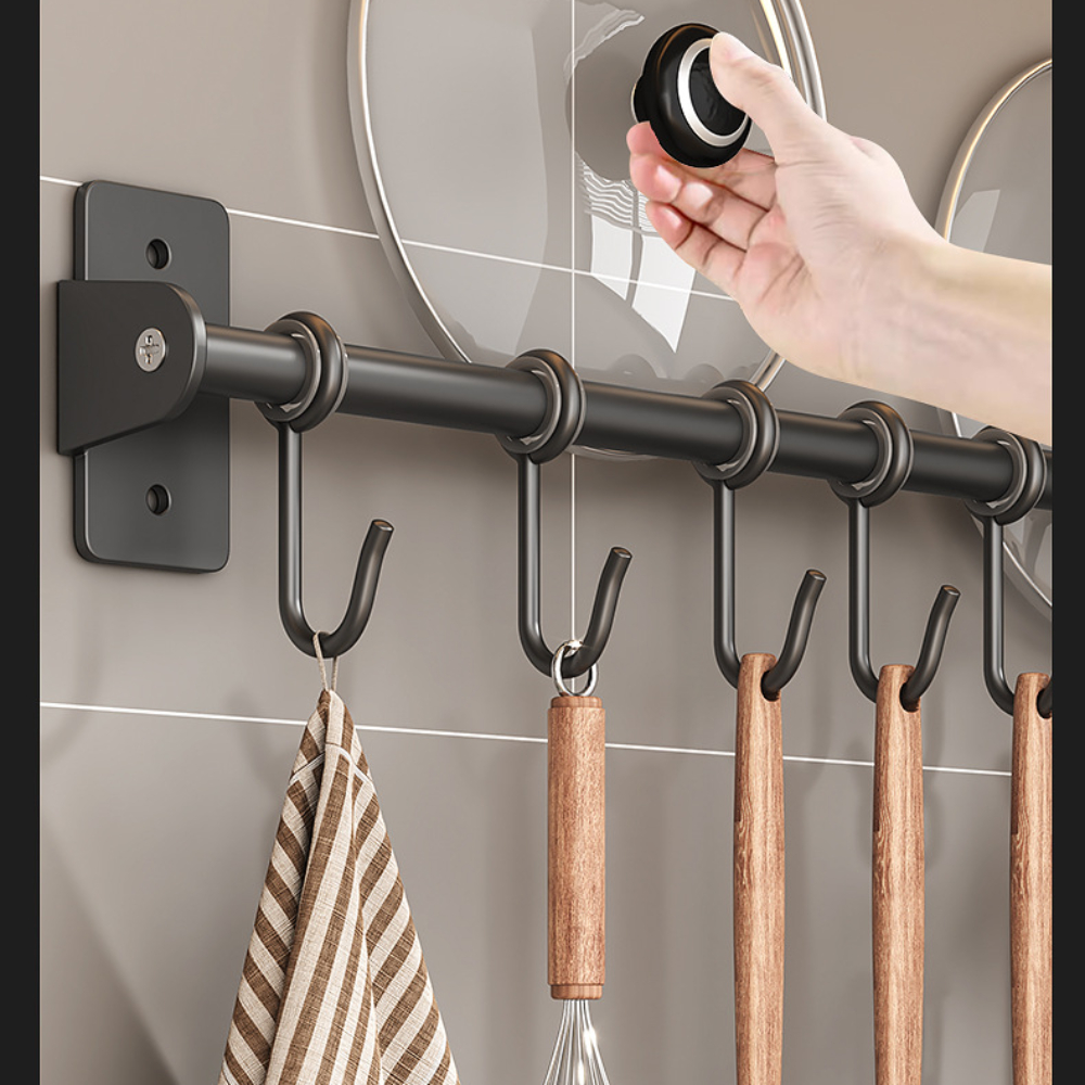 Keuken Haak Rek Rvs Muur Planken Opberggerei Houder Keuken Accessoires Organizer Muur Opbergrek Geen Punch