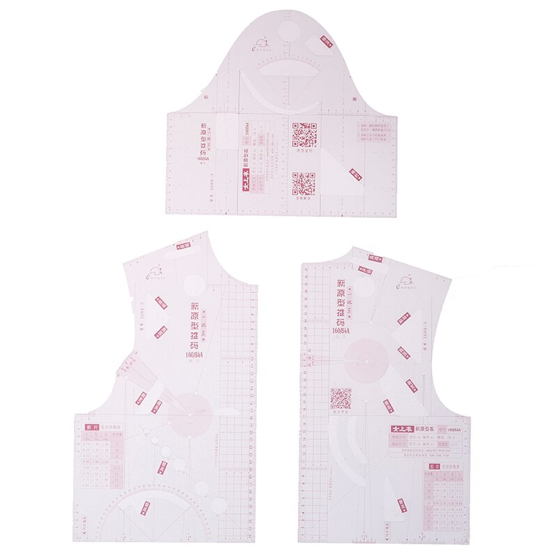 1:3 Women Cloth Ruler Drafting Template Garment Craft Prototype Ruler