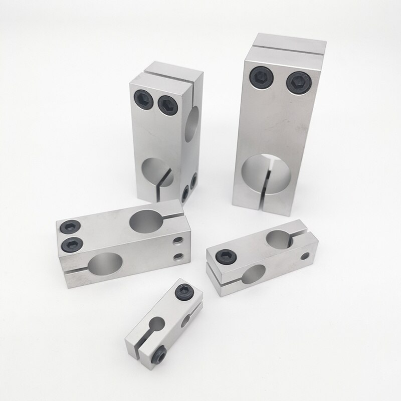 Pillar fixing clamp vertical fixed diameter fastening aluminum alloy optical axis cross block steel pipe Tighten bracket