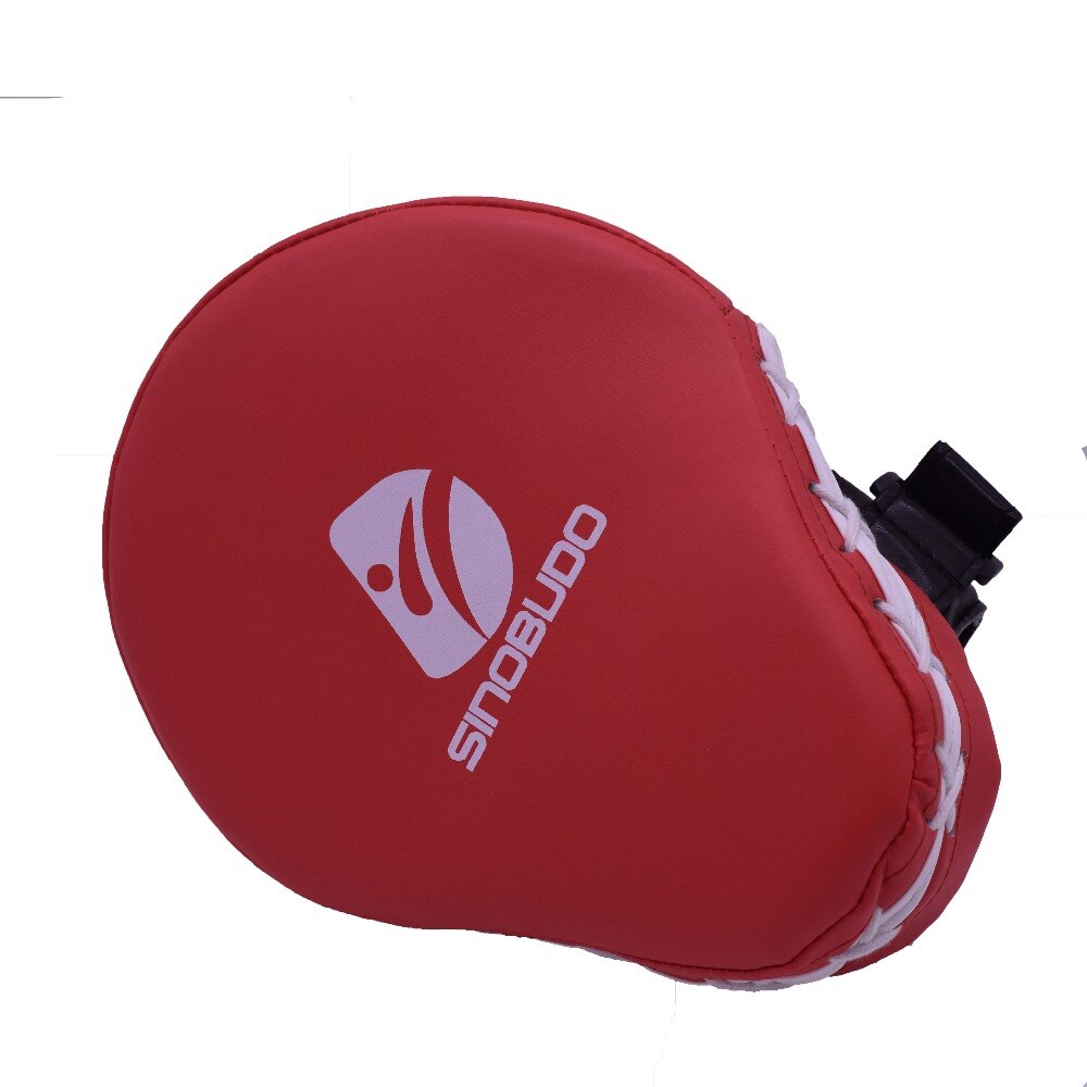 Sinobudo röda handskar target boxning pads för muay thai kick boxing mitt mma träning pu foam boxer target pad