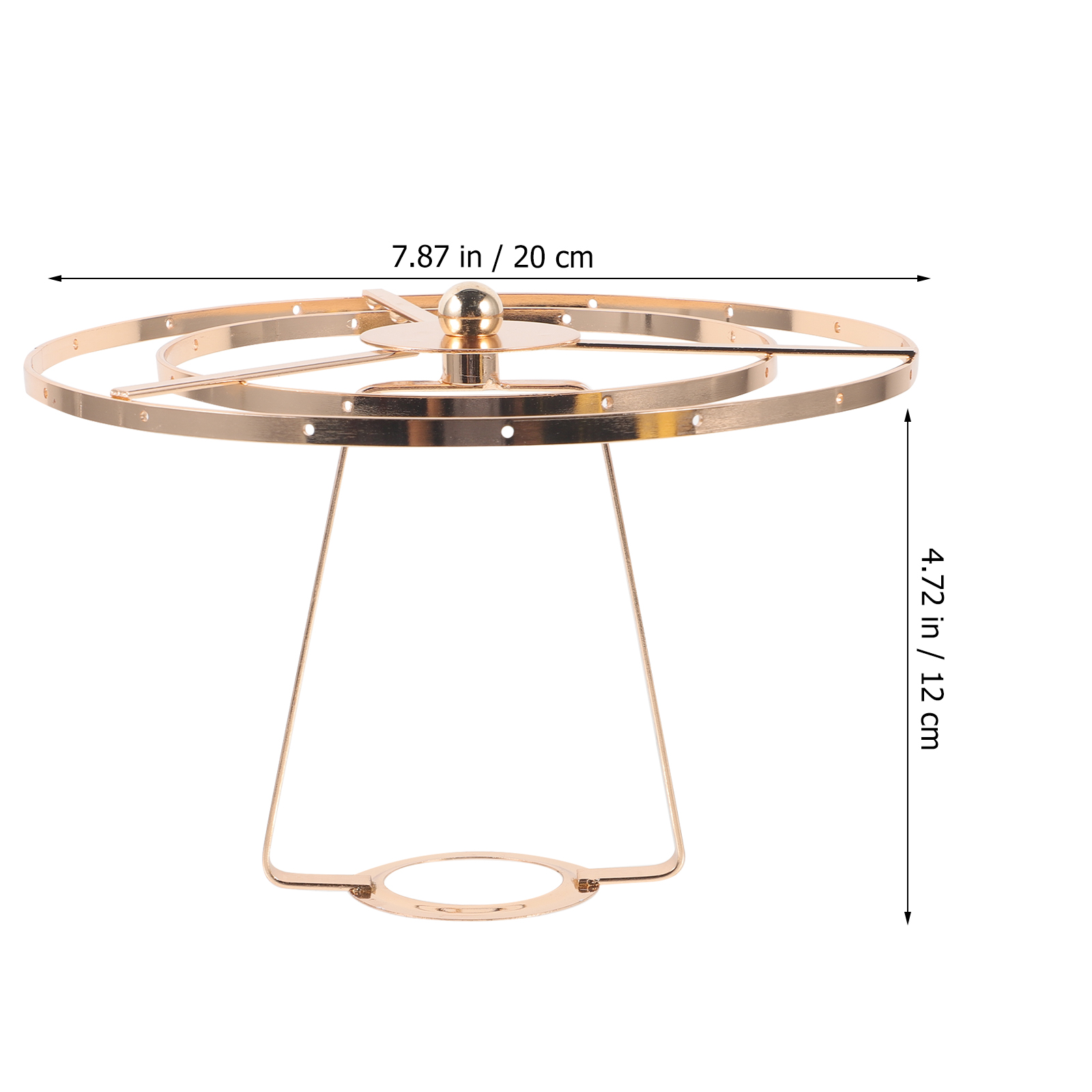 Schaduwbeugel Handige lampenkaphouder Onderdelen Vintage Stevig voor tafel Smeedijzeren harpreparatie