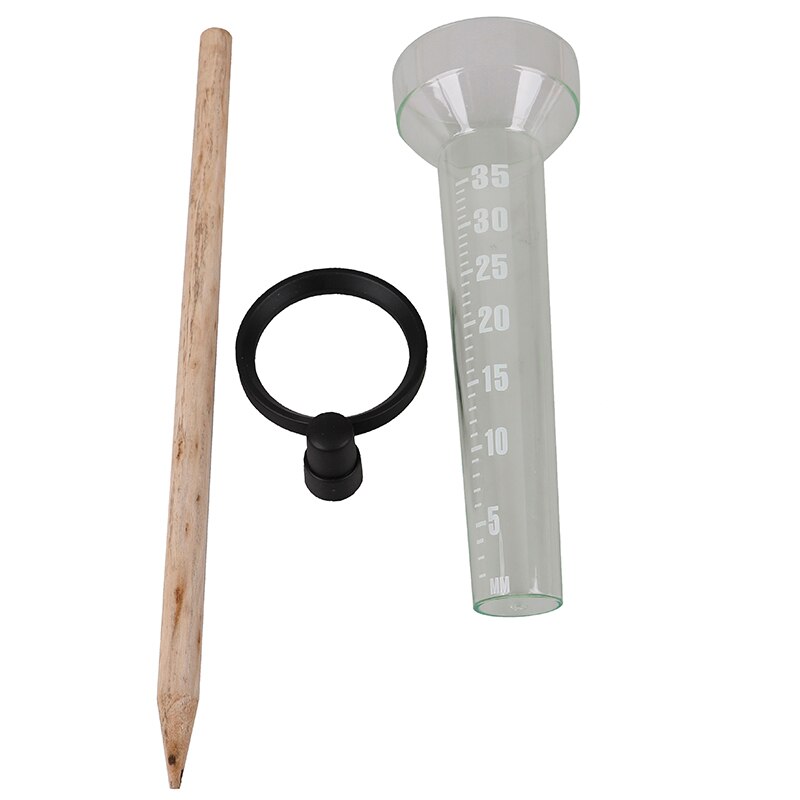 1pc regnmätare regnmätning 35mm regnmätare för trädgård utomhus trädgårdstillbehör